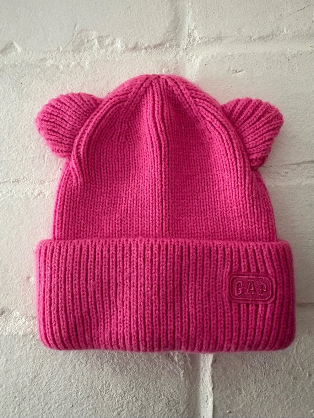 GAP Kids Cat-Ear Beanies in Lavender & Pink